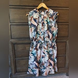 Palm branch dress